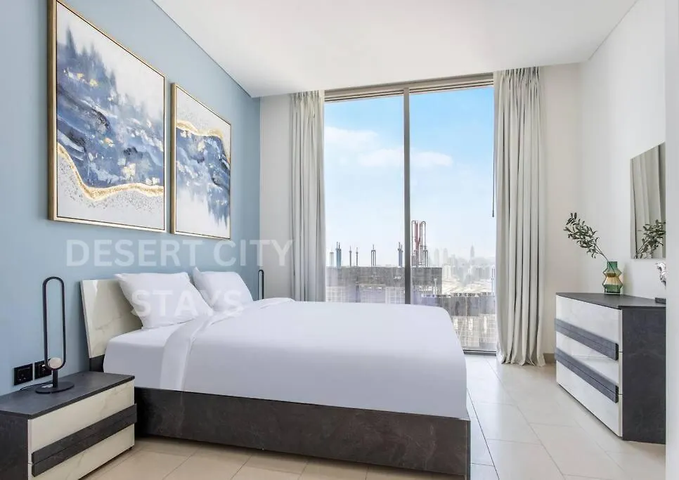 2 Bed In Sobha Creek Vista Reserve With Burj Khalifa Views Hosted By Desert City Stays Dubai